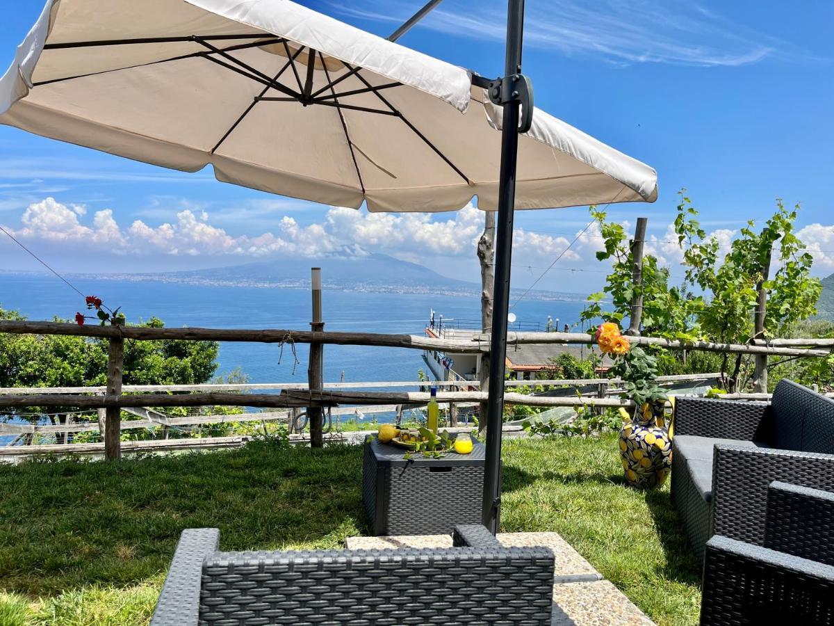 La Badia Montechiaro - Breathtaking View Of Sorrento Coast Villa Vico Equense Eksteriør bilde