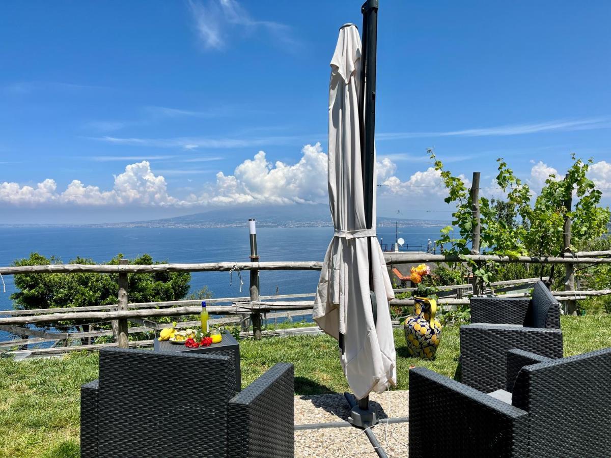 La Badia Montechiaro - Breathtaking View Of Sorrento Coast Villa Vico Equense Eksteriør bilde